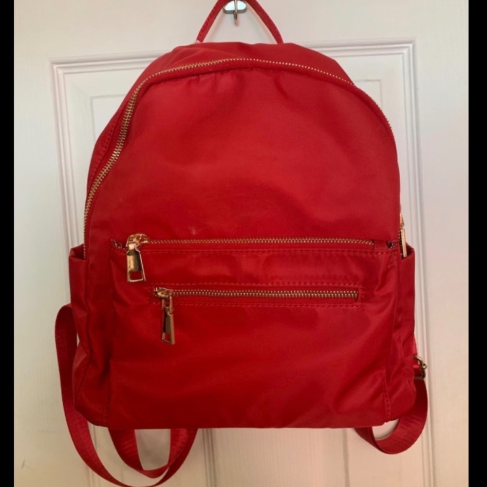 Red mini travel bag